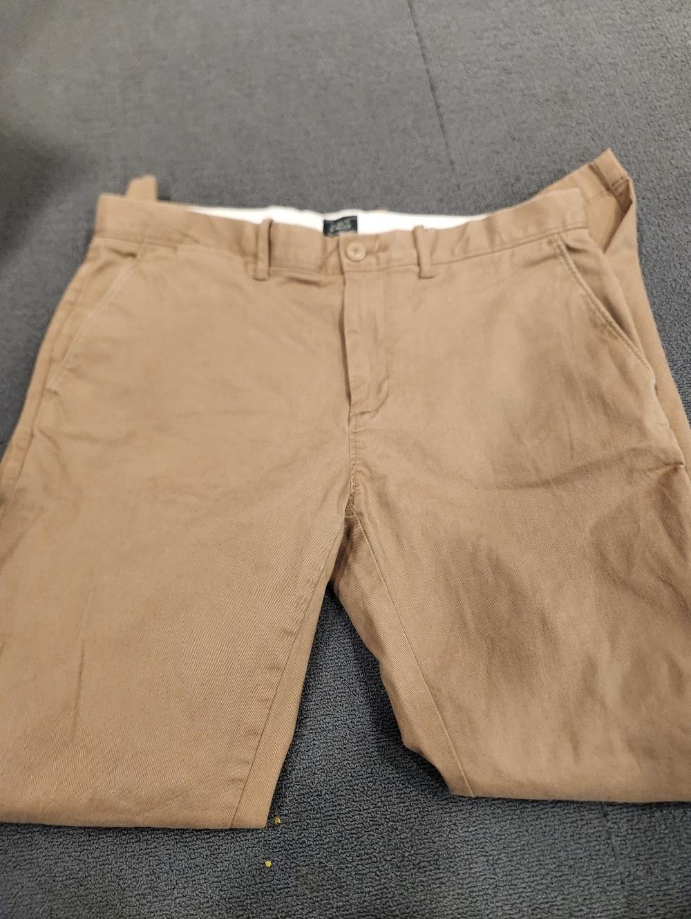 J. CREW Brown Chino Pants 32/32